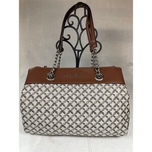 DANA BUCHMAN SHOULDER HANDBAG PURSE BEIGE 12x9x5